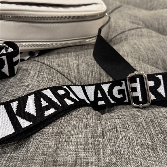 Karl Lagerfeld Bag White Logo Crossbody NWT - Picture 16 of 17